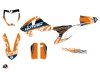 KTM 65 SX Dirt Bike Eraser Graphic Kit Blue Orange