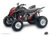 Honda 700 TRX ATV Eraser Graphic Kit Red White