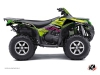 Kawasaki 750 KVF ATV Eraser Graphic Kit Green