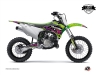 Kawasaki 85 KX Dirt Bike Eraser Graphic Kit Green LIGHT