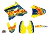 Kit Déco Moto Cross Eraser Suzuki 85 RM Bleu Jaune LIGHT