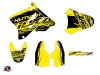 Kit Déco Moto Cross Eraser Suzuki 85 RM Jaune Noir LIGHT