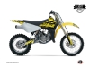 Kit Déco Moto Cross Eraser Suzuki 85 RM Jaune Noir LIGHT