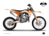 KTM 85 SX Dirt Bike Eraser Graphic Kit Orange LIGHT