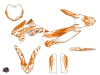 KTM 85 SX Dirt Bike Eraser Graphic Kit Orange