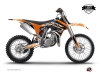 KTM 85 SX Dirt Bike Eraser Graphic Kit Orange Black LIGHT