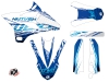 Yamaha 85 YZ Dirt Bike Eraser Graphic Kit Blue LIGHT