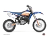 Kit Déco Moto Cross Eraser Yamaha 85 YZ Bleu Orange