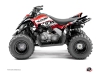 Yamaha 90 Raptor ATV Eraser Graphic Kit Red White