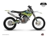 Kit Déco Moto Cross Eraser Husqvarna FC 250 Jaune Bleu LIGHT