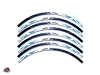 Graphic Kit Wheel decals Dirt Bike Eraser Blue