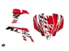 Can Am Commander UTV Eraser Graphic Kit Red White