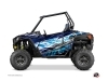 Kit Déco Portes Basses Dragonfire Eraser SSV Polaris RZR 900S/1000/Turbo 2015-2017 Bleu