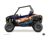 Graphic Kit Doors Low Dragonfire Eraser UTV Polaris RZR 900S/1000/Turbo 2015-2017 Blue Orange