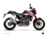 Kit Déco Moto Eraser KTM Duke 690 R Bleu Orange