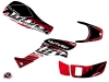 Honda EX 400 ATV Eraser Graphic Kit Red White