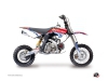 Kit Déco Moto Cross Eraser YCF F150 Rouge Bleu