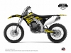 Kawasaki 250 KX Dirt Bike Eraser Fluo Graphic Kit Yellow LIGHT