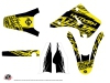 Kawasaki 250 KX Dirt Bike Eraser Fluo Graphic Kit Yellow LIGHT