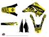 Kawasaki 125 KX Dirt Bike Eraser Fluo Graphic Kit Yellow LIGHT