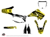 Kawasaki 125 KX Dirt Bike Eraser Fluo Graphic Kit Yellow