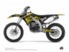 Kit Déco Moto Cross Eraser Fluo Kawasaki 125 KX Jaune