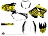 Suzuki 125 RM Dirt Bike Eraser Fluo Graphic Kit Yellow