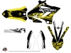 Yamaha 250 YZ Dirt Bike Eraser Fluo Graphic Kit Yellow LIGHT