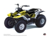 Kit Déco Quad Eraser Fluo Yamaha Breeze Jaune