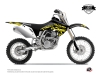 Honda 125 CR Dirt Bike Eraser Fluo Graphic Kit Yellow LIGHT