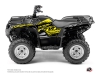 Kit Déco Quad Eraser Fluo Yamaha 125 Grizzly Jaune