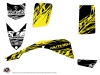 Yamaha Blaster ATV Eraser Fluo Graphic Kit Yellow