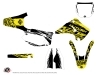 Kawasaki 250 KX Dirt Bike Eraser Fluo Graphic Kit Yellow