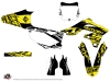 Kit Déco Moto Cross Eraser Fluo Kawasaki 250 KXF Jaune