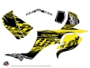 Kit Déco Quad Eraser Fluo Suzuki 250 LTZ Jaune