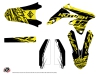 Suzuki 250 RMZ Dirt Bike Eraser Fluo Graphic Kit Yellow LIGHT