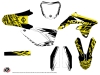 Suzuki 250 RMZ Dirt Bike Eraser Fluo Graphic Kit Yellow