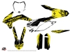 KTM 250 SX Dirt Bike Eraser Fluo Graphic Kit Yellow