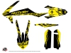 KTM 250 SXF Dirt Bike Eraser Fluo Graphic Kit Yellow LIGHT