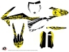 KTM 250 SXF Dirt Bike Eraser Fluo Graphic Kit Yellow
