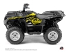 Kit Déco Quad Eraser Fluo Yamaha 300 Grizzly Jaune