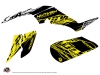 Yamaha 350 Raptor ATV Eraser Fluo Graphic Kit Yellow