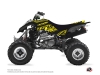 Kawasaki 400 KFX ATV Eraser Fluo Graphic Kit Yellow