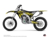 Kit Déco Moto Cross Eraser Fluo Kawasaki 450 KXF Jaune