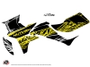Honda 450 TRX ATV Eraser Fluo Graphic Kit Yellow