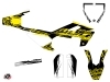 Kit Déco Moto Cross Eraser Fluo Husqvarna TC 50 Jaune