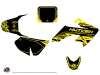 Honda 50 CRF Dirt Bike Eraser Fluo Graphic Kit Yellow