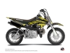 Kit Déco Moto Cross Eraser Fluo Honda 50 CRF Jaune