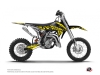 KTM 50 SX Dirt Bike Eraser Fluo Graphic Kit Yellow