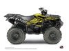 Kit Déco Quad Eraser Fluo Yamaha 700-708 Grizzly Jaune